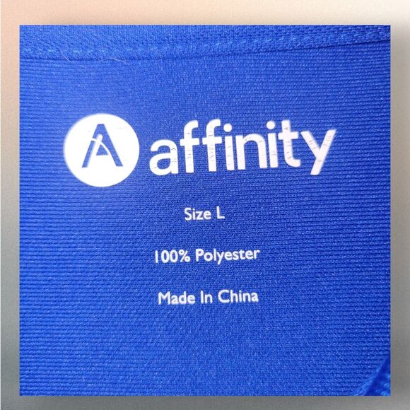 Lot Of 2 SPECTRUM Employee Uniform Polo Blue Size Lg Long & Short Sleeve See Pic - Picture 3 of 9